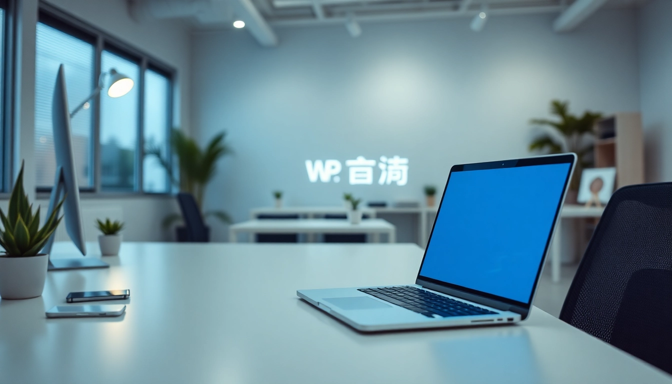 View a user engaging with wps中文版 on a laptop, showcasing a productive workspace for readers.